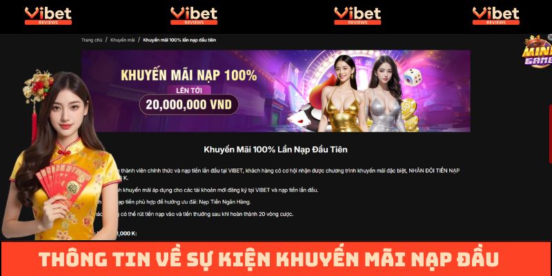 Thông tin tóm tắt về ưu đãi nạp đầu dành cho tân thủ