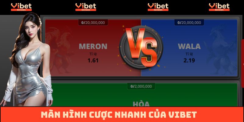 Đặt cược nhanh chóng cùng Vibet