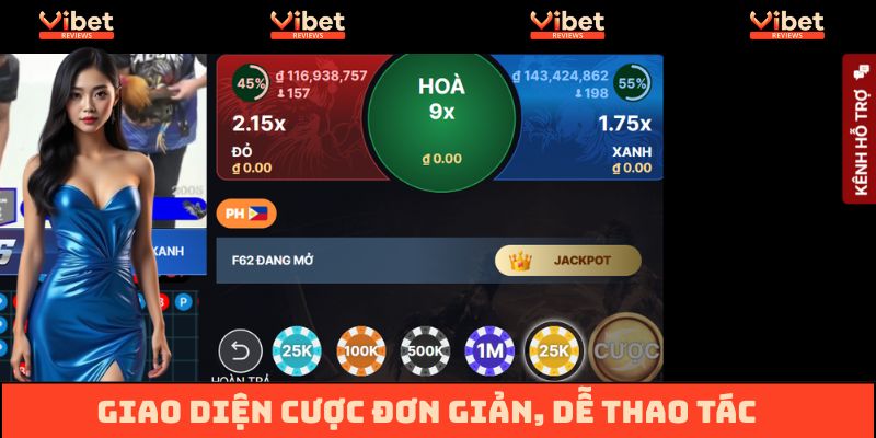 Tối ưu giao diện cược